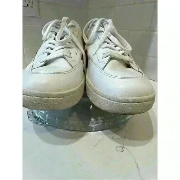 Veja Men's V-12 Low Top Sneaker White Orange Suede Leather Sz EU 47 US 12.5 - Picture 5 of 16